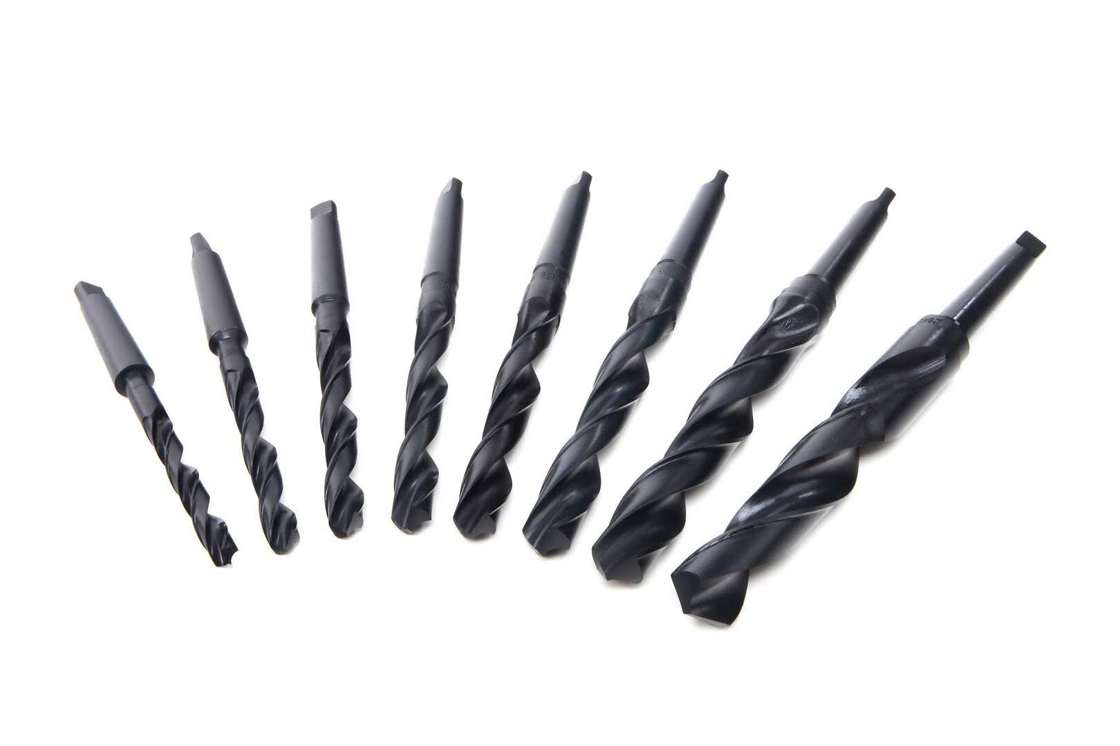 Metrické vrtáky s kuželem MK3 pro vrtačku, frézku, soustruh rozsah 12 - 30 mm - sada 9 dílů