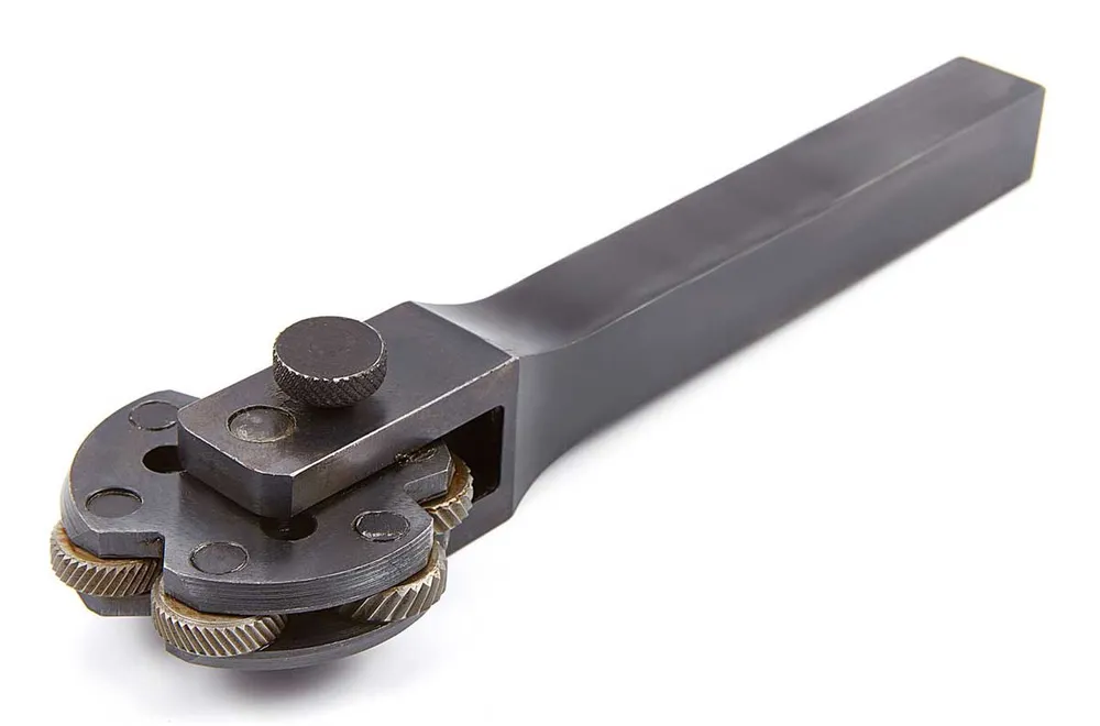 Rádlovací držák jednostranný 6 rolen, 16 x 16 mm