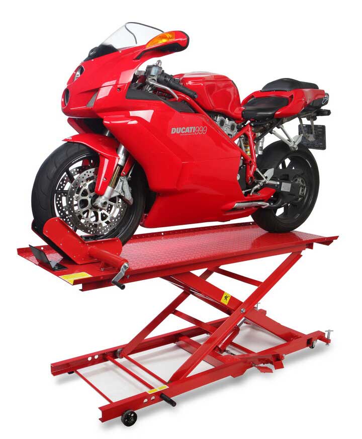 Hydraulický motocyklový zvedák 200, zvednutí až 450 kg, model 2021, hmotnost 130 kg