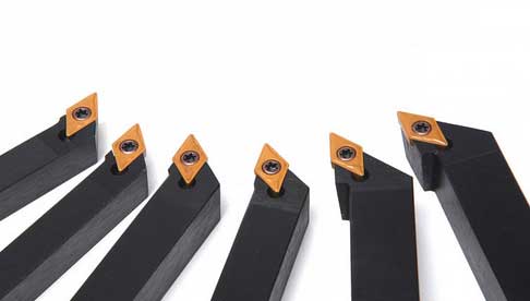 Pravostranný soustružnický nůž SDJCR, 10 x 10 mm s výměnným VBD plátkem DCMT