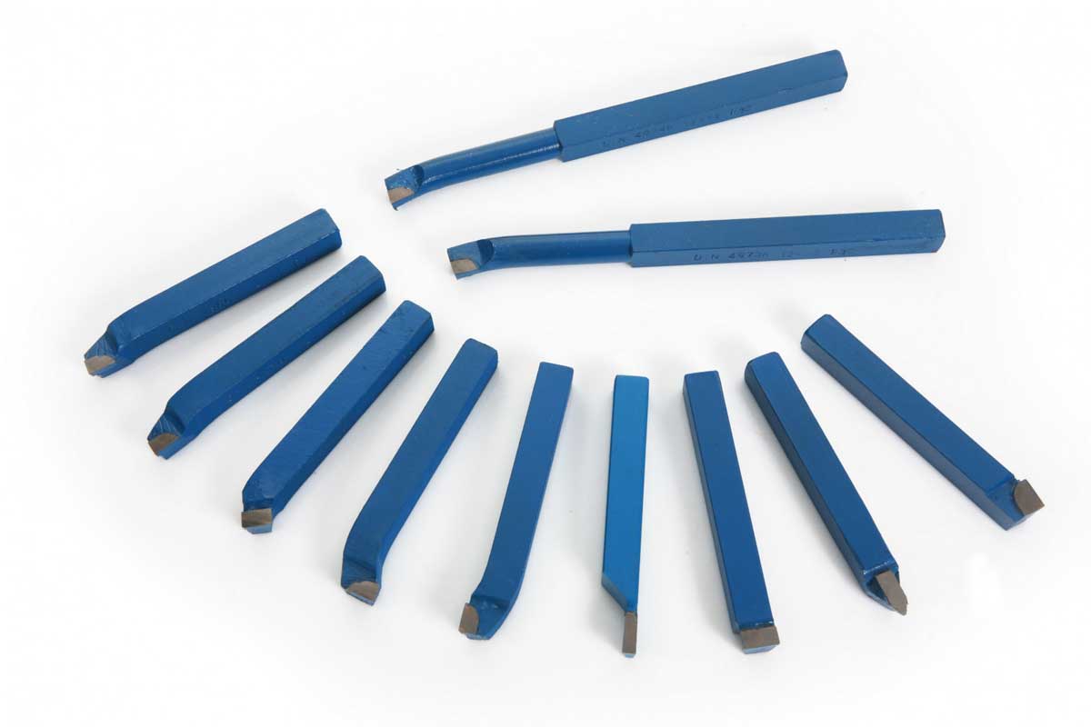 Soustružnické nože s karbidovými letovanými plátky 16 mm - sada 11 dílů