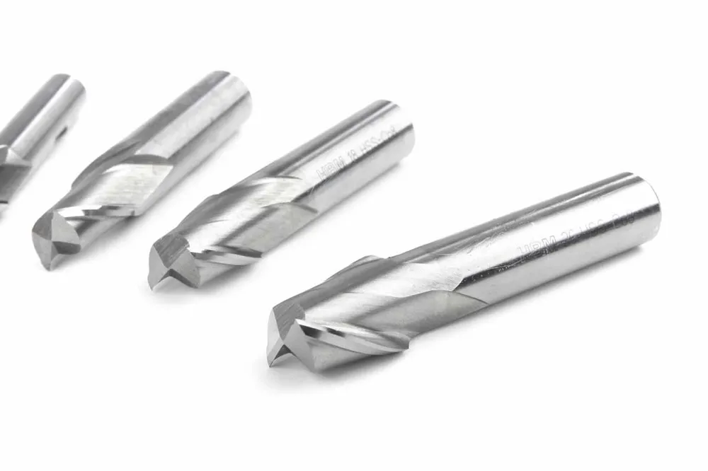 Fréza z rychlořezné oceli a kobaltu HSS-8Co, 2 břity, dřík 6 mm, průměr 6 mm