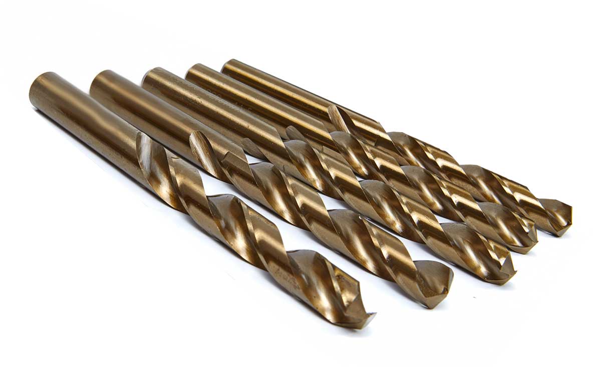 Vrták spirálový s 5% kobaltu, broušený HSS-Co, 12.5 mm, DIN 338, sada 5ks