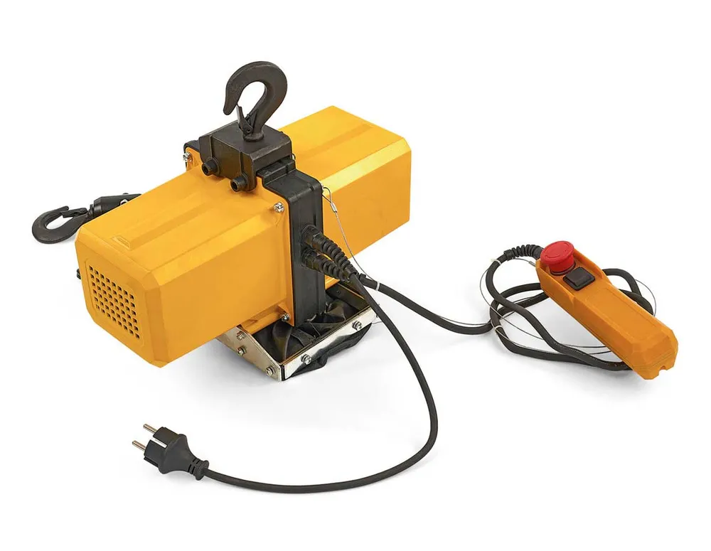 Profesionální elektrický řetězový kladkostroj, naviják 150 kg