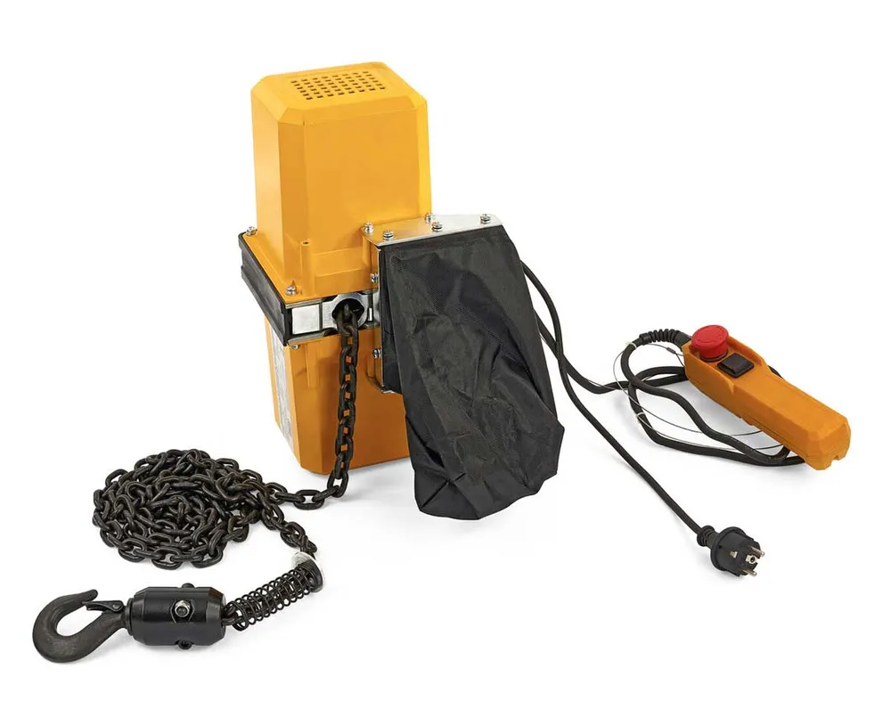 Profesionální elektrický řetězový kladkostroj, naviják 150 kg