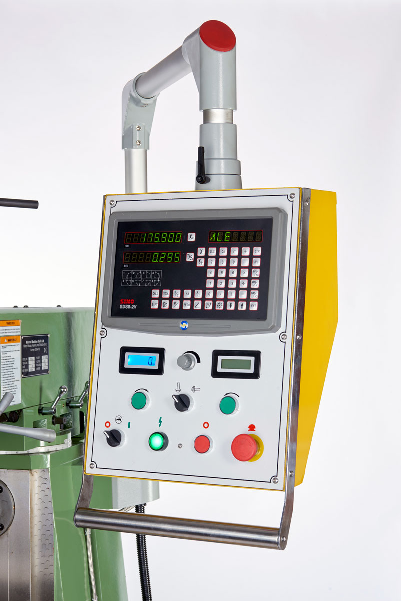 Warco HV horizontální / vertikální frézka, ISO30, Invertor, Model 2018, 950 kg