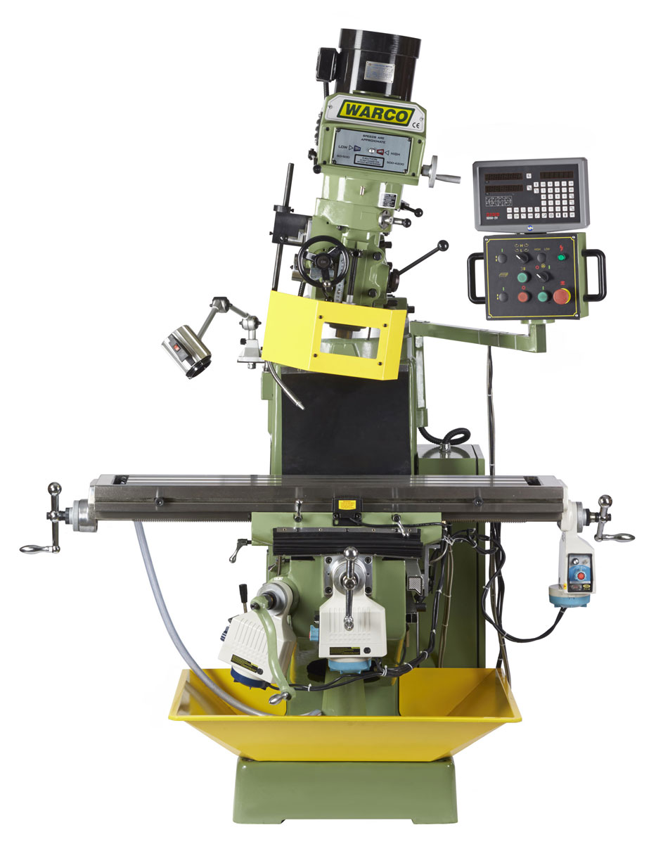 Warco 4VS - univerzální nástrojařská frézka - věžový typ - 1100 kg