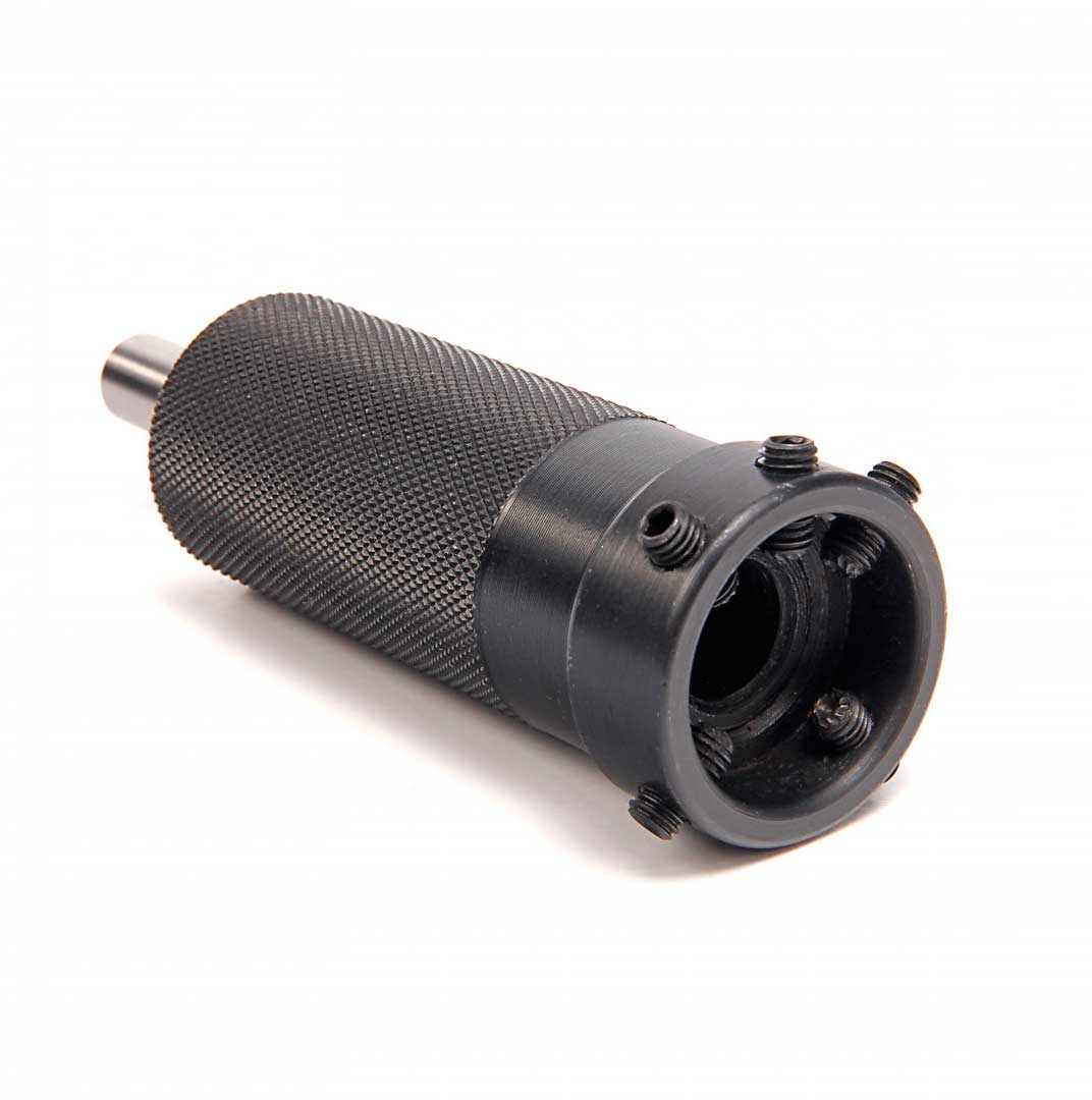 Držák závitového očka 25 mm, dřík 10 mm, pro uchycení ve sklíčidle nebo kleštině