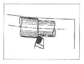 Levý soustružnický nůž, wolfram-karbidový letovaný plátek, 12 mm, 30°, Warco