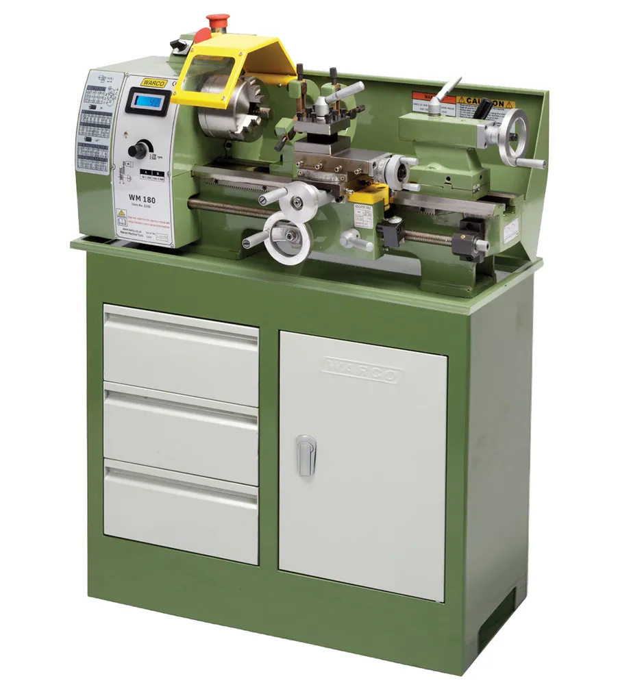 Warco WM 180, stolní soustruh na kov, variabilní otáčky, bezkartáčový motor