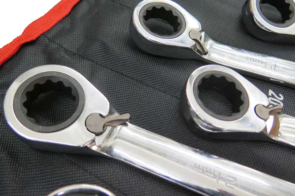 Klíč očkoplochý ráčnový 11 mm, CrV, Welzh