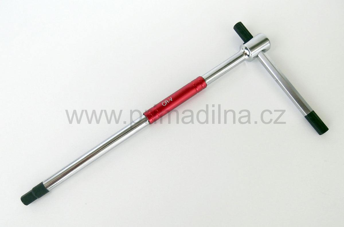 T-klíč Inbus zástrčný 4 mm, 3 x profil, 180 mm, CrV, rychlošroubovací, Triumf