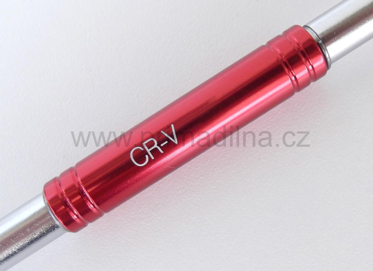 T-klíč Torx T25 zástrčný, 3 x profil, 180 mm, CrV, rychlošroubovací, Triumf