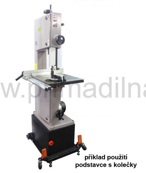 Plně nastavitelný pojízdný vozík - podstavec pod stroj, nosnost 320kg, Warco