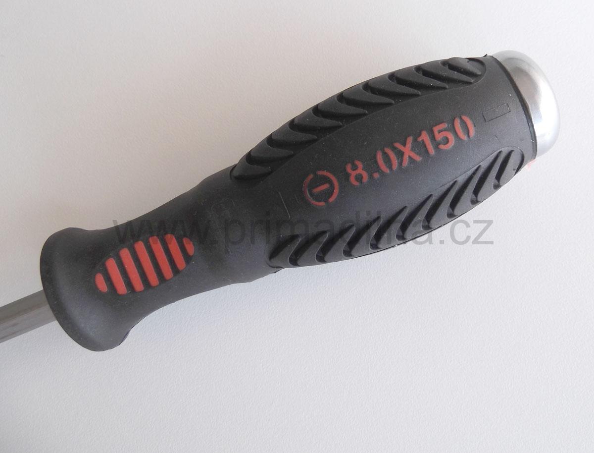 Šroubovák úderový, tvrzený, S2, plochý šestihranný, PL6  x 38 mm, Triumf