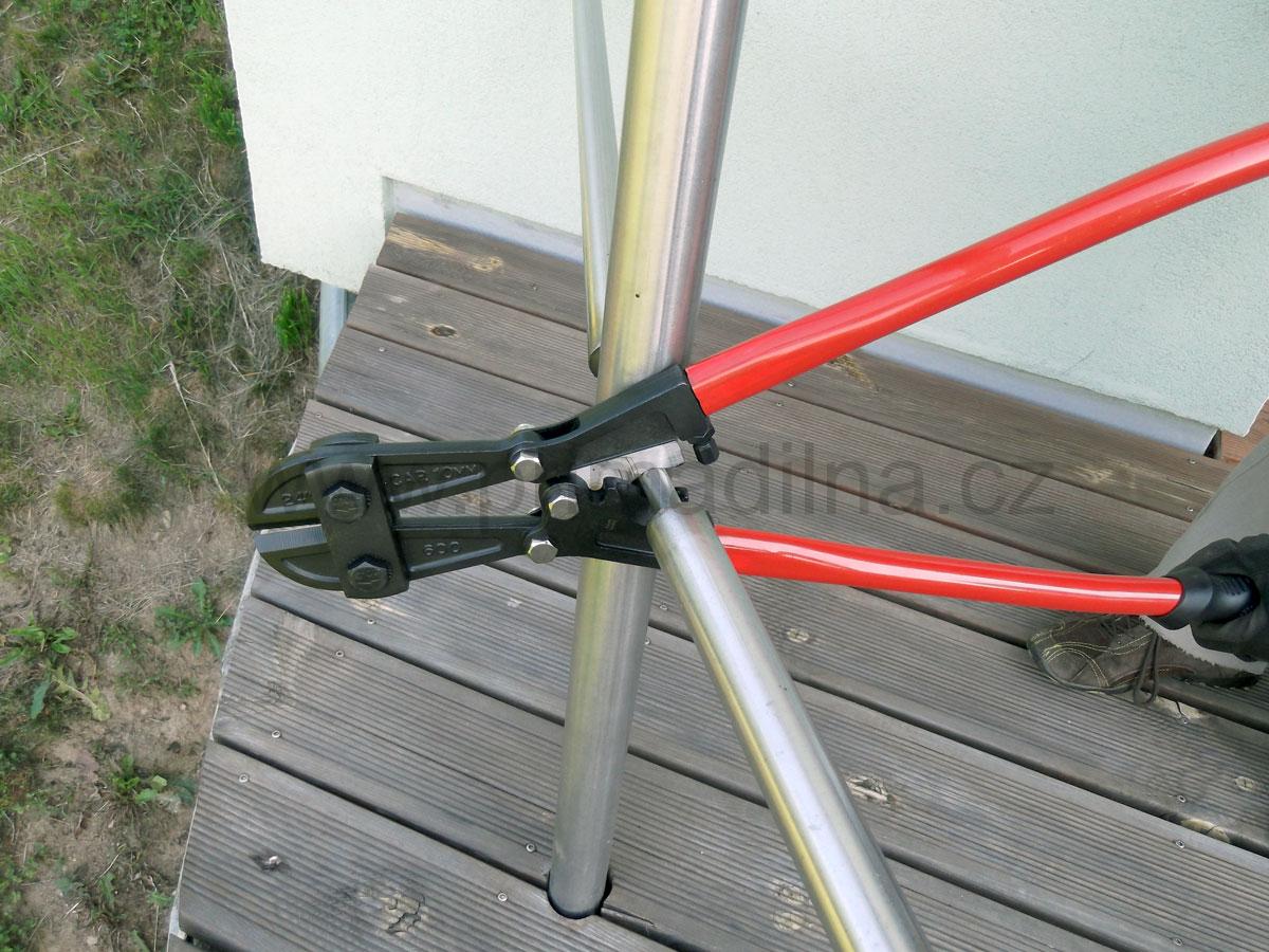 Kleště štípací pákové, 3-funkce, tvrzené, velké 18",  450 mm, Triumf