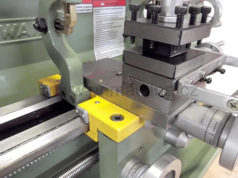 Warco WM 180, stolní soustruh na kov, variabilní otáčky + DRO (digitální odměřování) a bezkartáčový DC motor