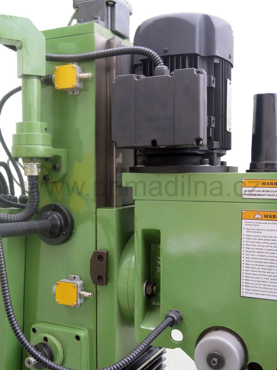 Warco Super Major, robustní frézka-vrtačka na kov, převodovka, DRO 2-osy, 450 kg