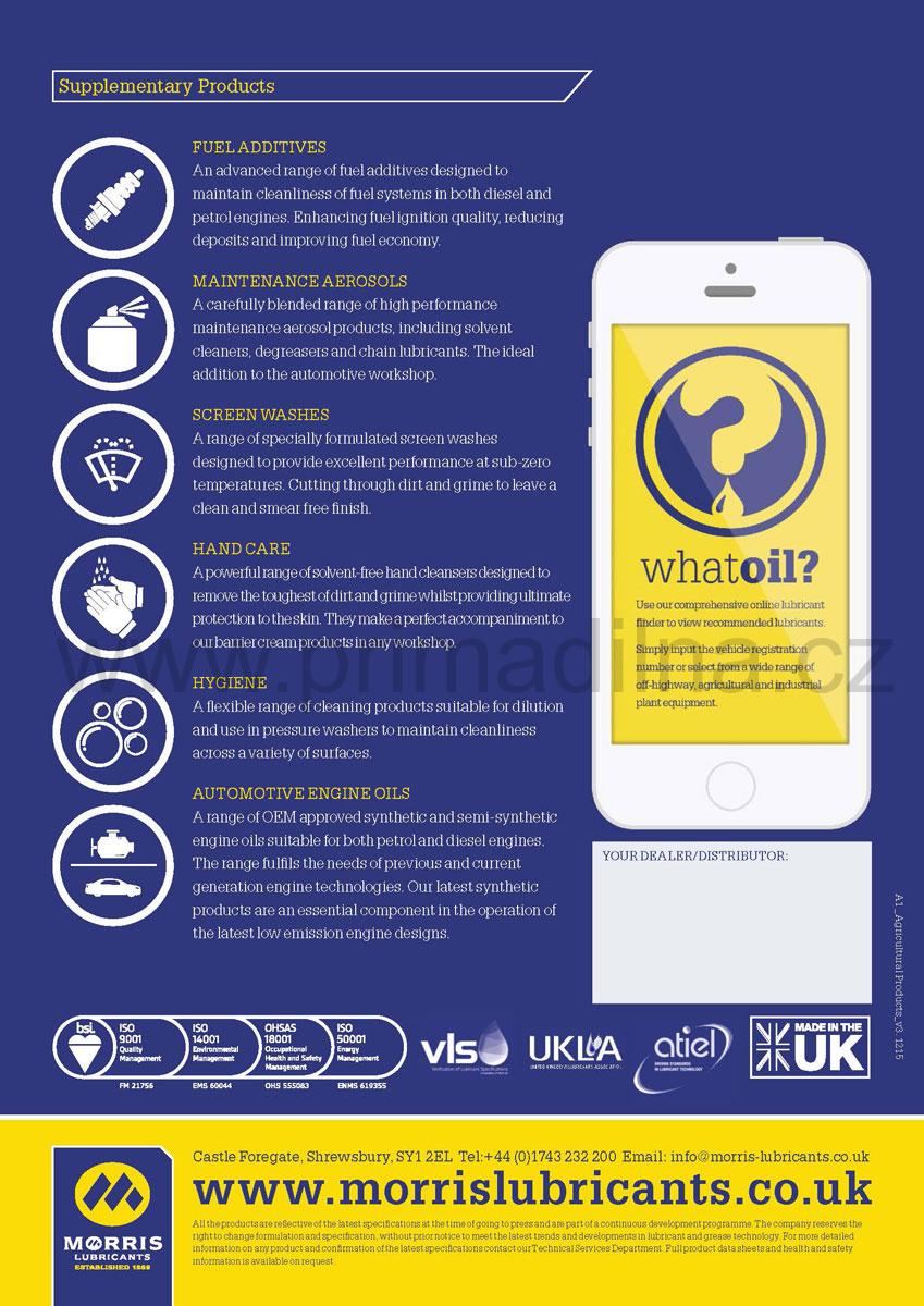 Morris Terralus UTTO 10W-30 - ekologický, univerzální traktoroý olej, 205l