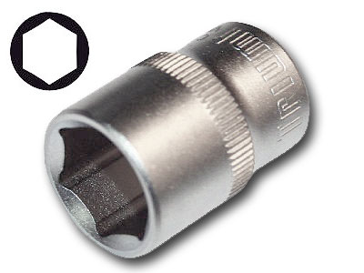 Hlavice nástrčná 1/2", 6 hran, CrV, 24 mm, Triumf
