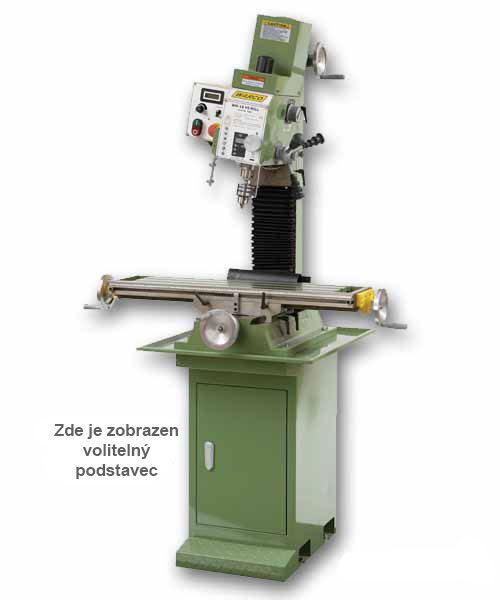 Warco WM 18, frézka na kov s regulací otáček, kužel R8, strojní posuv - 220 kg