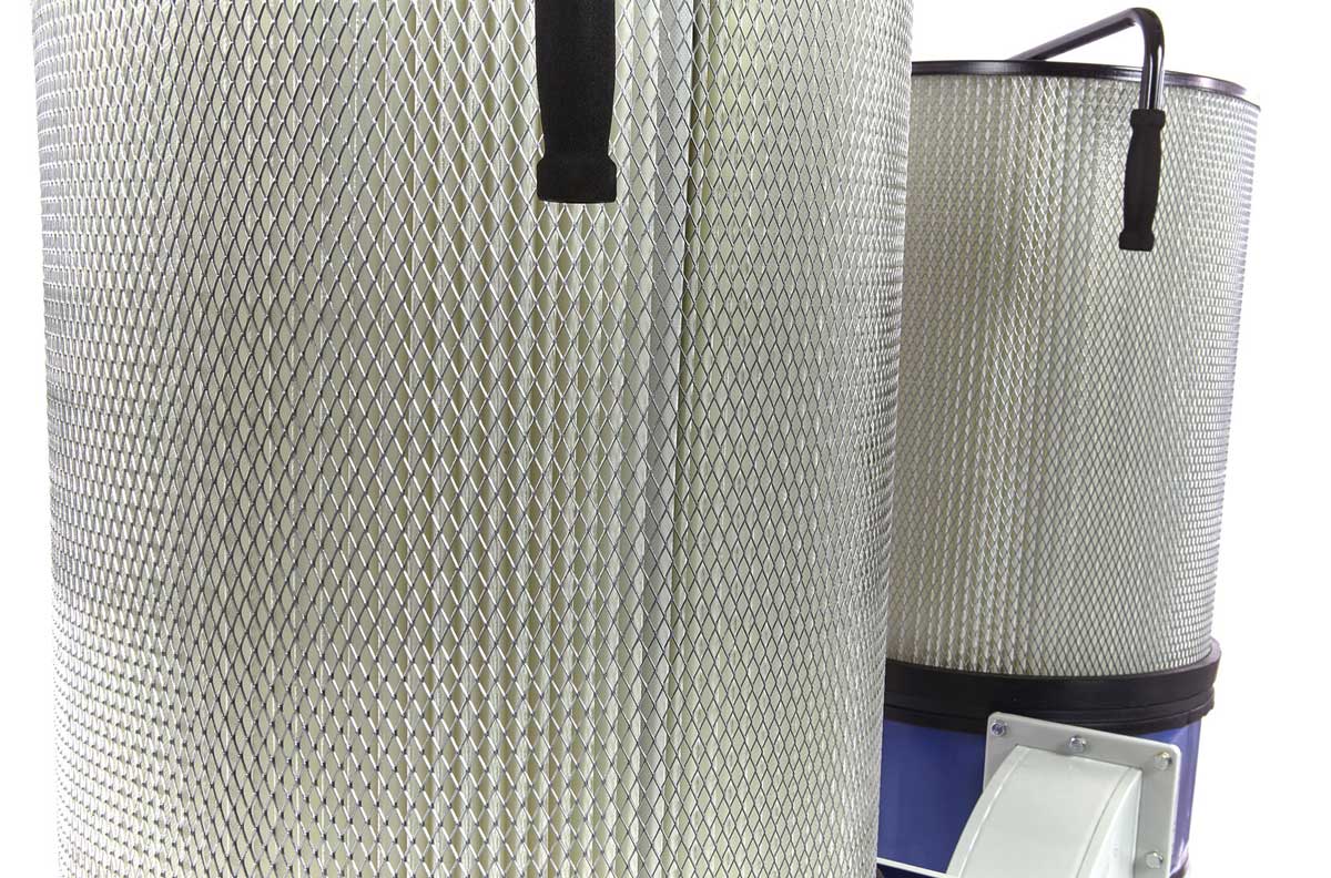 Mobilní profesionální odsávač prachu a pilin "300" s mikrofiltrem, 2.2 kW, 400 V, 4000 m3/hod.