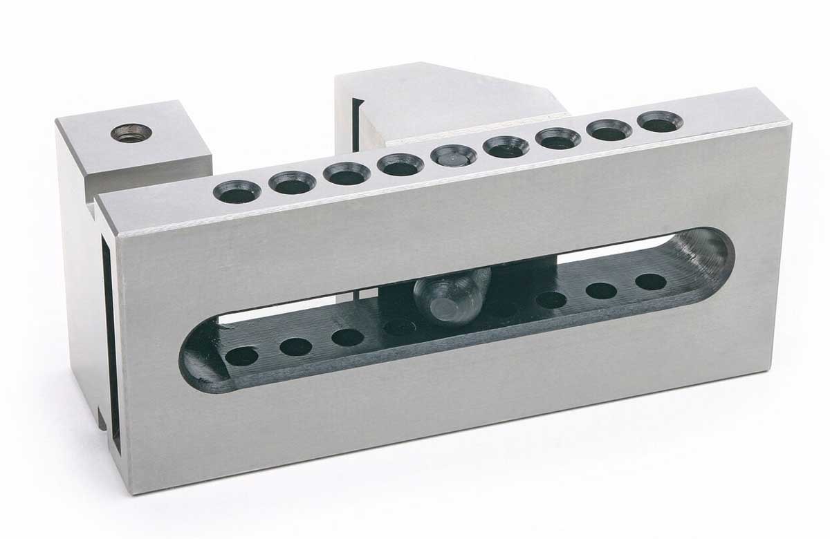 Precizní srojní svěrák pro strojní obrábění a CNC, typ 7, šířka čelistí 100 mm