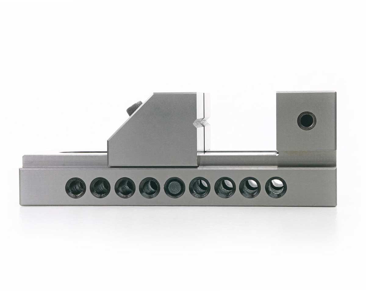 Precizní srojní svěrák pro strojní obrábění a CNC, typ 7, šířka čelistí 100 mm