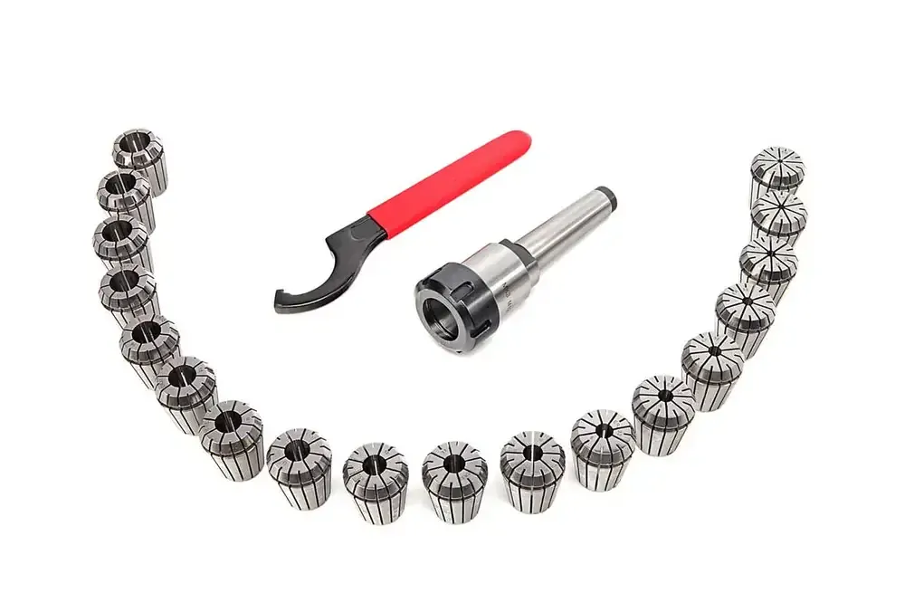 Držák kleštin ER 32, kužel MK3, 3 - 20 mm, sada 21 dílů