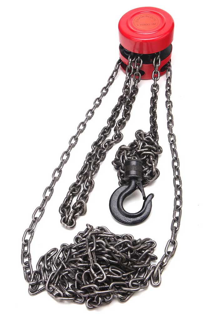 Řetězový ruční kladkostroj / zvedák "hupcuk" 1000 kg