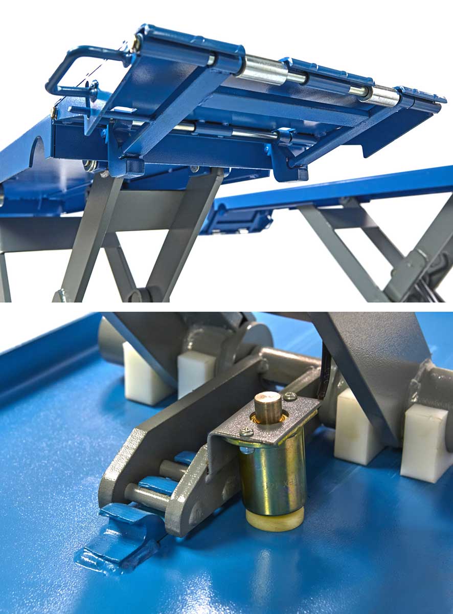 HBM Mobilní 3 tunový nůžkový plně automatický hydraulicko-elektrický auto zvedák, 400V