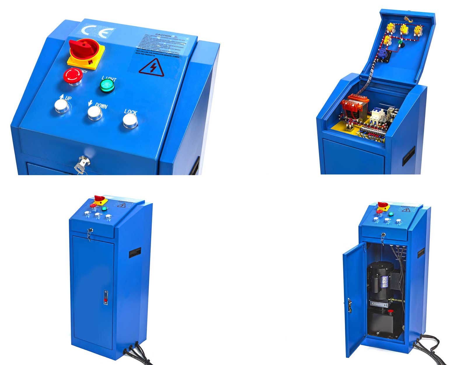 HBM Mobilní 3 tunový nůžkový plně automatický hydraulicko-elektrický auto zvedák, 400V