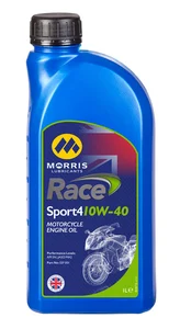 Morris Race Sport 4 10W-40, olej pro 4-taktní motocyklové motory road/race, 1l