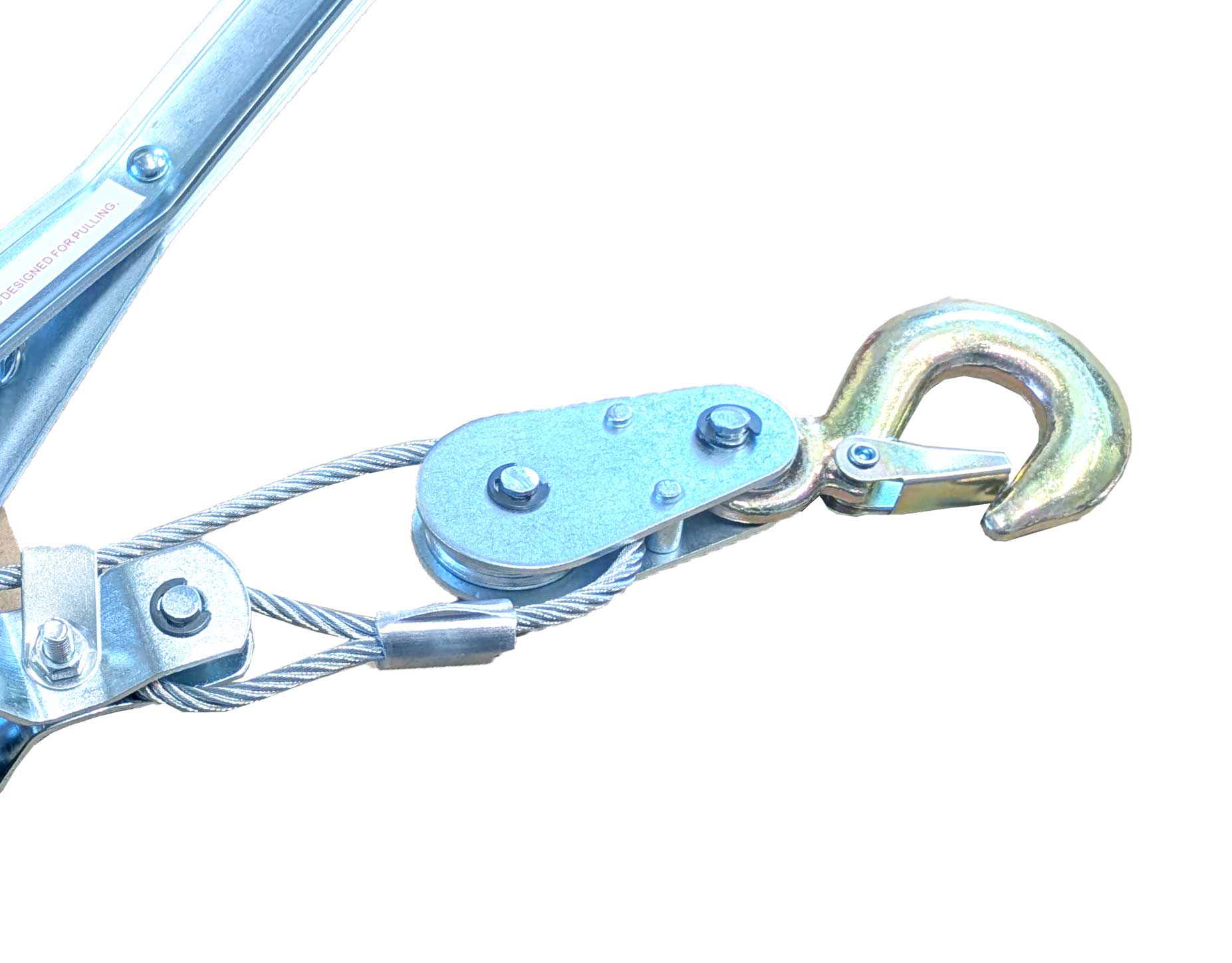 Pákový lanový ruční kladkostroj, vyprošťovací hupcuk, naviják , 2000 kg