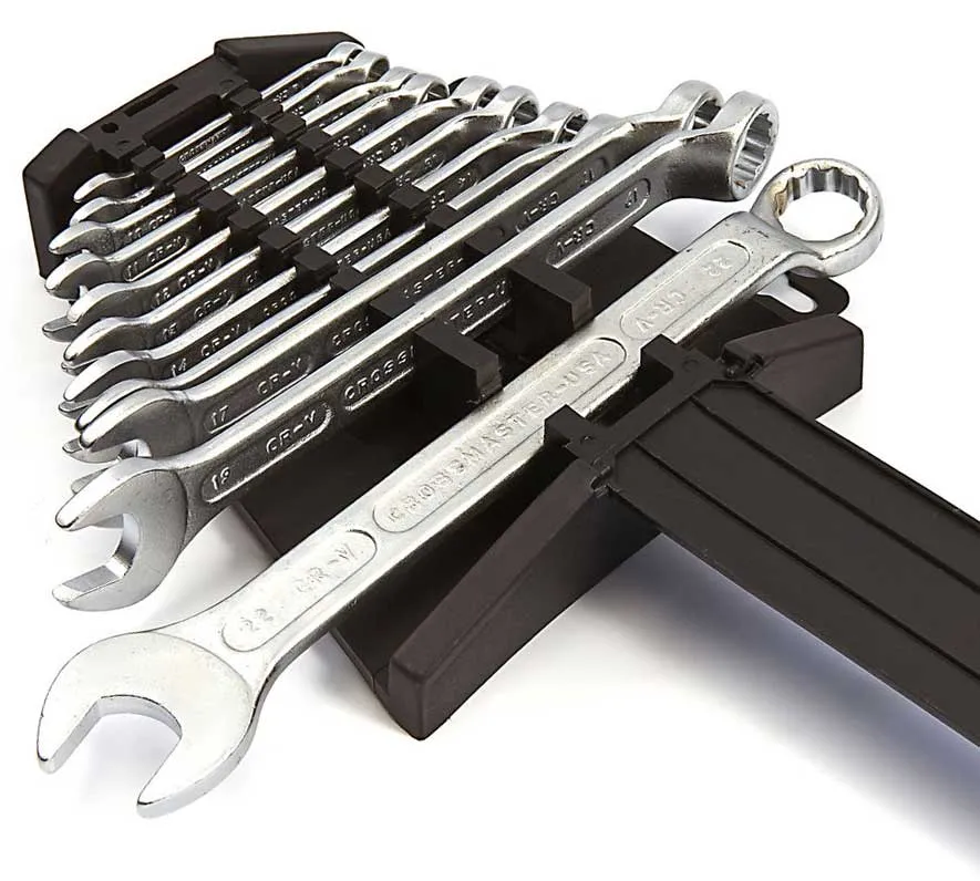 Klíče očkoploché  8 - 22 mm, sada 11 dílů, v plastovém pořadači, metrické