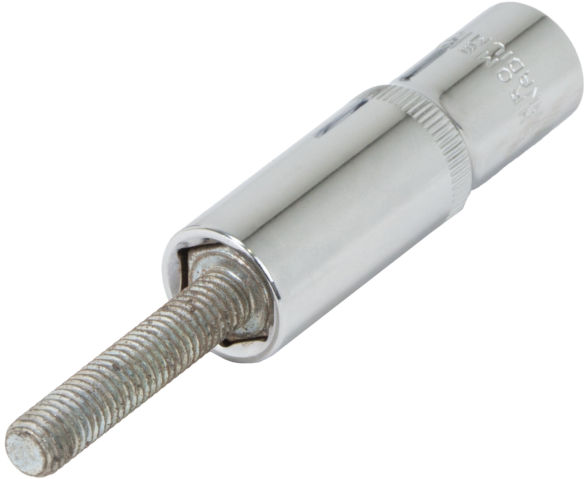 Hlavice prodloužená nástrčná 1/4" s přídržným magnetem, 8 mm, 6 hran, CrV, Welzh