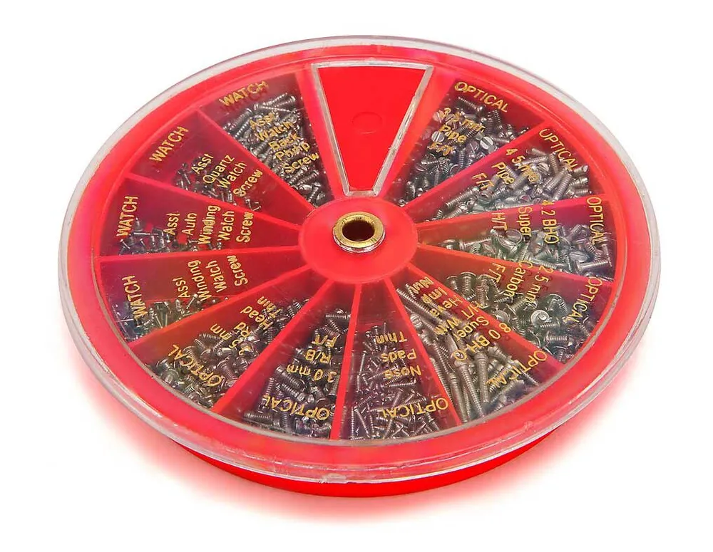 Velká sada šroubků do hodinek, 1000 ks