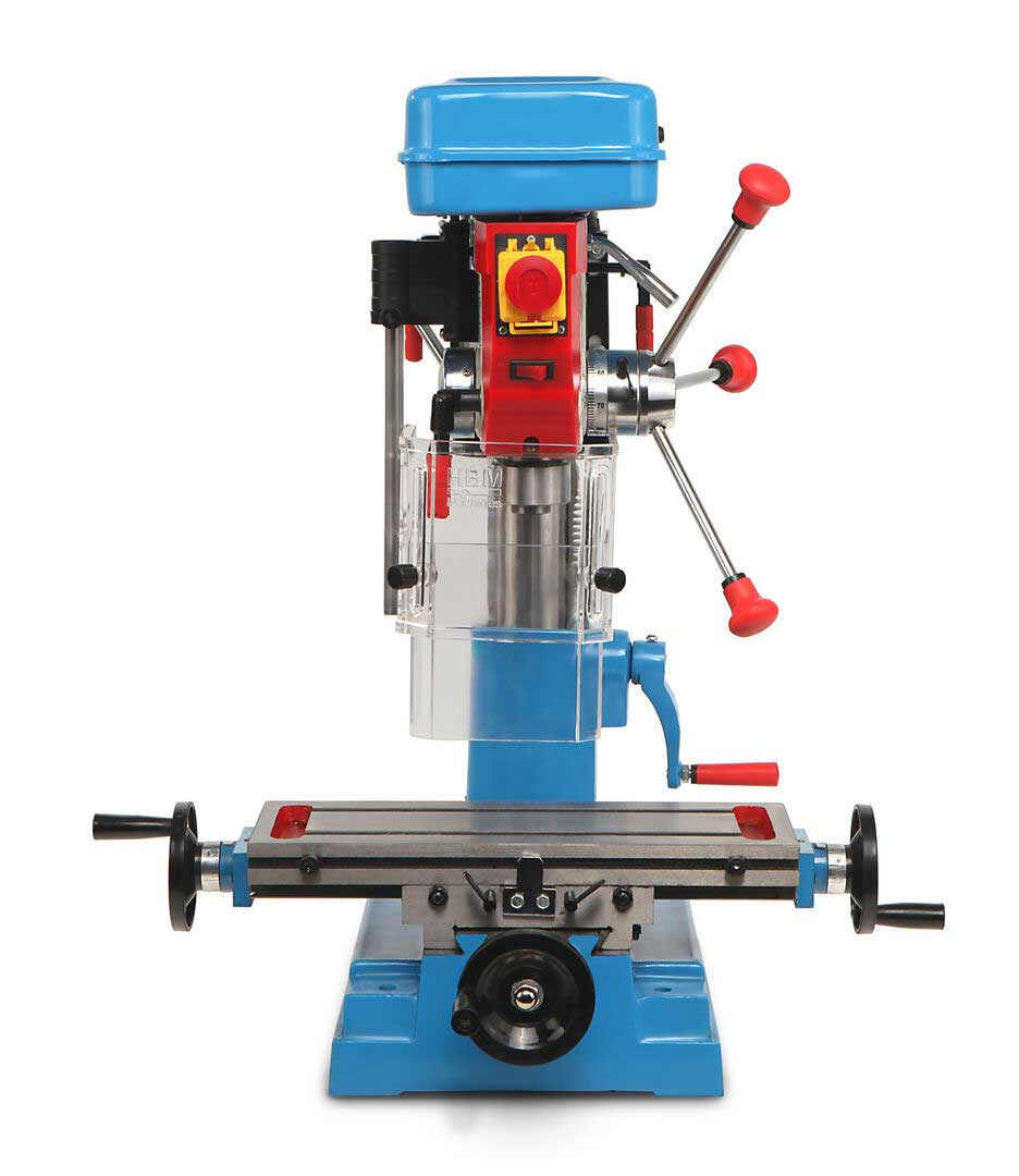 HBM 16 frézka-vrtačka s křížovým stolem, MK2, 80 kg