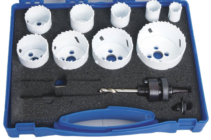 Pily vykružovací 19 - 68 mm, HSS-Bi-Metall, 13 dílů, Triumf