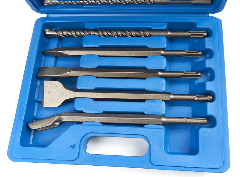 Sada vrtáků a sekáčů do betonu SDS Plus, 15 dílů