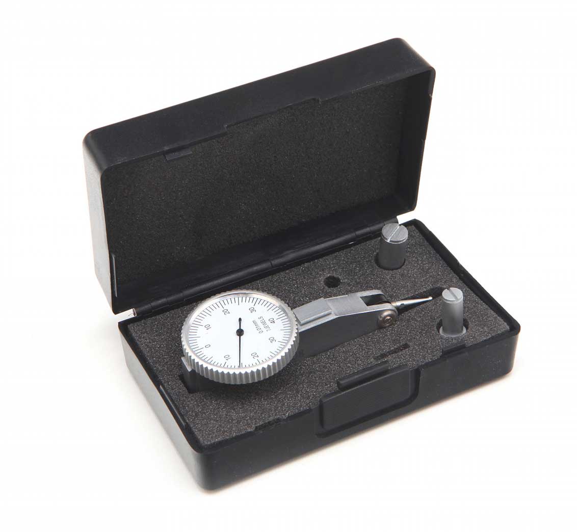 Odchylkoměr (úchylkoměr) analogový páčkový číselníkový-metrický, 0.01 mm