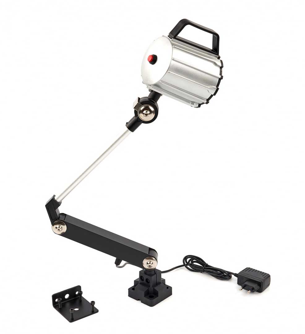 Robustní odolné průmyslové LED světlo s pevným uchycením, 110 mm, 12 W, IP67
