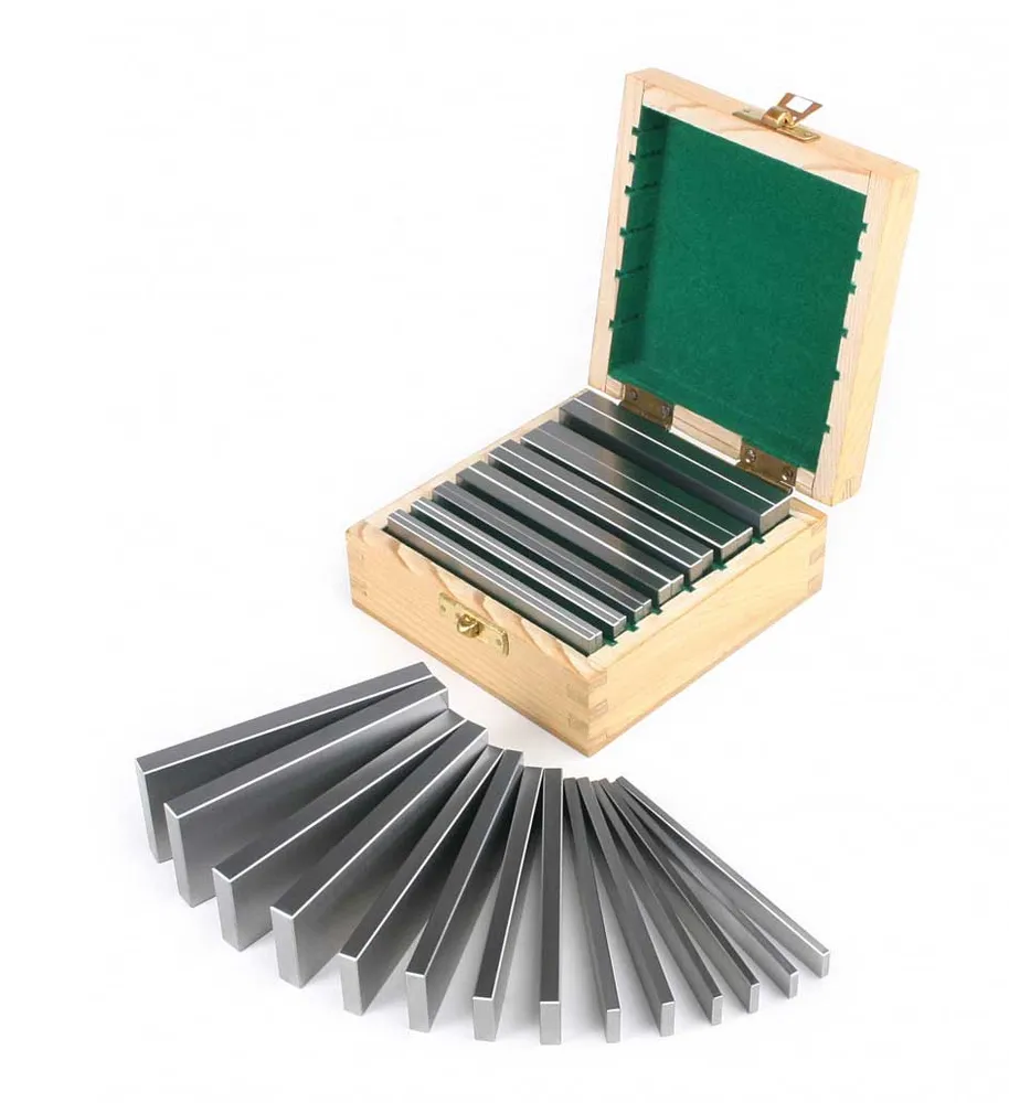 Přesné frézařské a měřící podložky, délka 95 mm, 7 párů