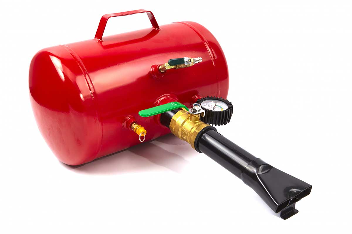 Airbooster - tlakové dělo 18l na plnění pneumatik 8 barů