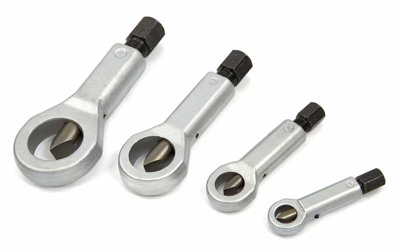 Štípač matic, povolovač matic, 9 - 36 mm, sada 4 kusů