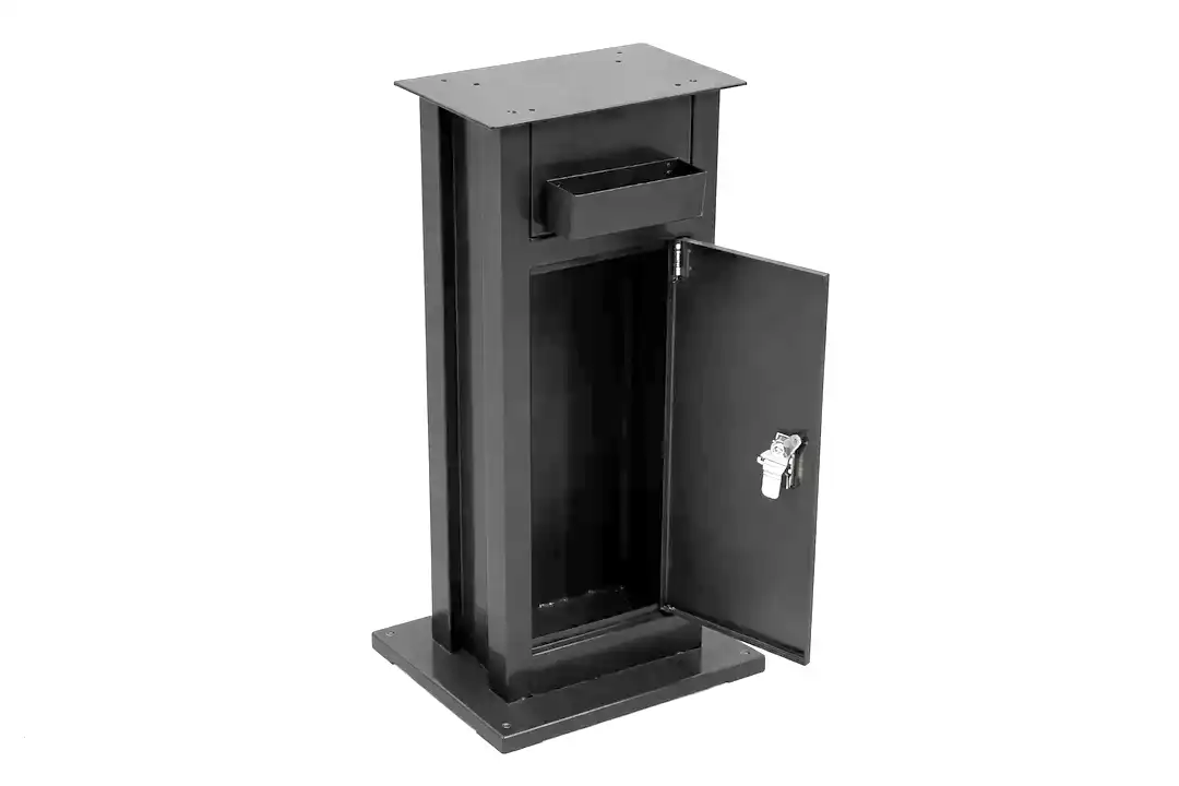 Podstavec pod stolní brusky a leštičky s kotouči 150 a 200 mm s úložným prostorem, 15 kg