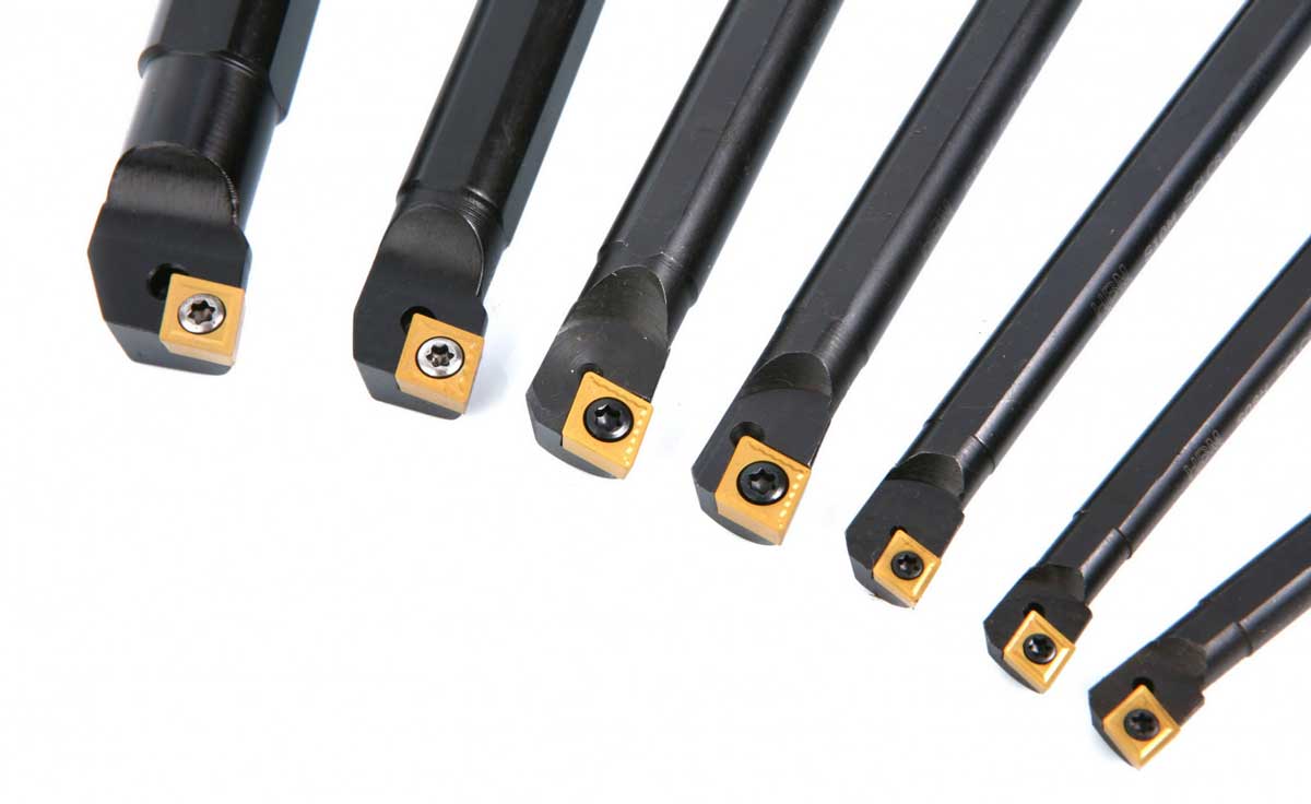 Vyvrtávací tyč SCLCR pro vnitřní soustružení s VBD plátkem, 8 mm