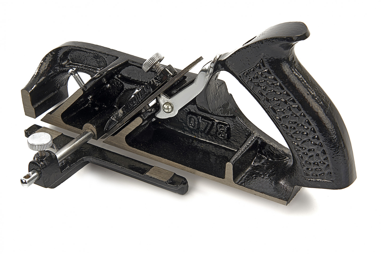 Drážkovací hoblík, římsák - nastavitelné dorazy