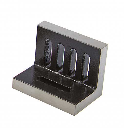 Broušená litinová úhlová upínací deska, 115 x 90 x 75 mm