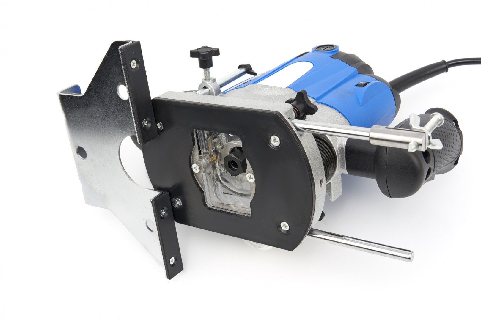 Horní frézka na dřevo 1200 W s regulací otáček, ergonomická držadla